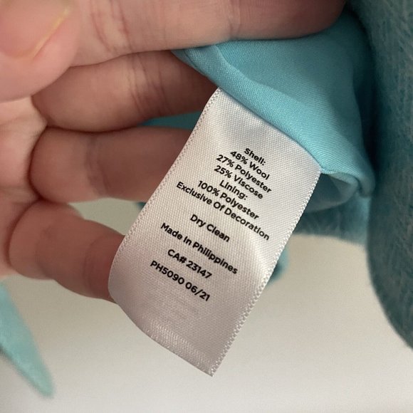 Talbots Aqua Blue Blazer - Picture 9 of 11